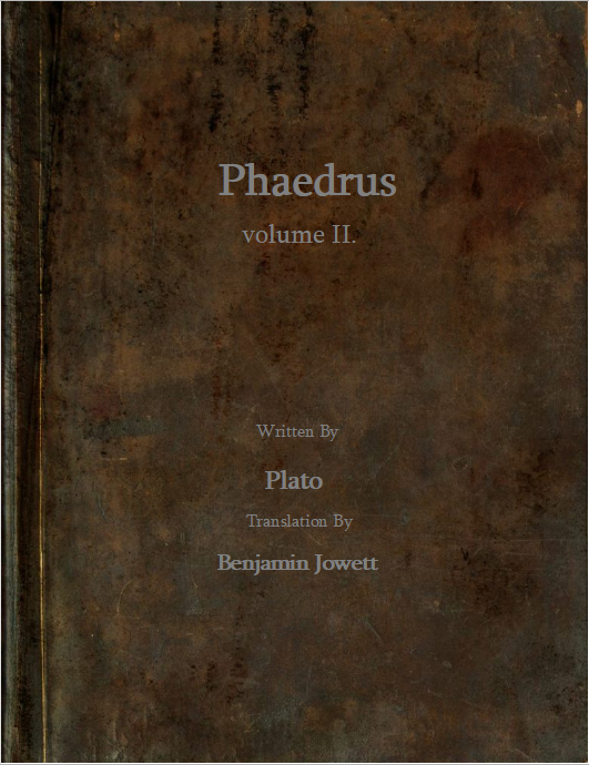 Phaedrus II
